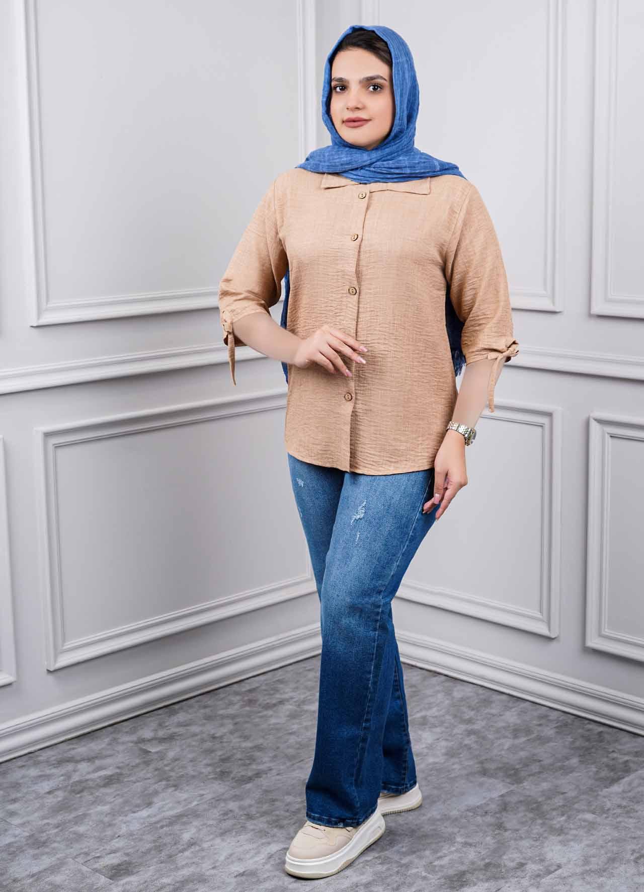شومیز استین بندی کد 3234 