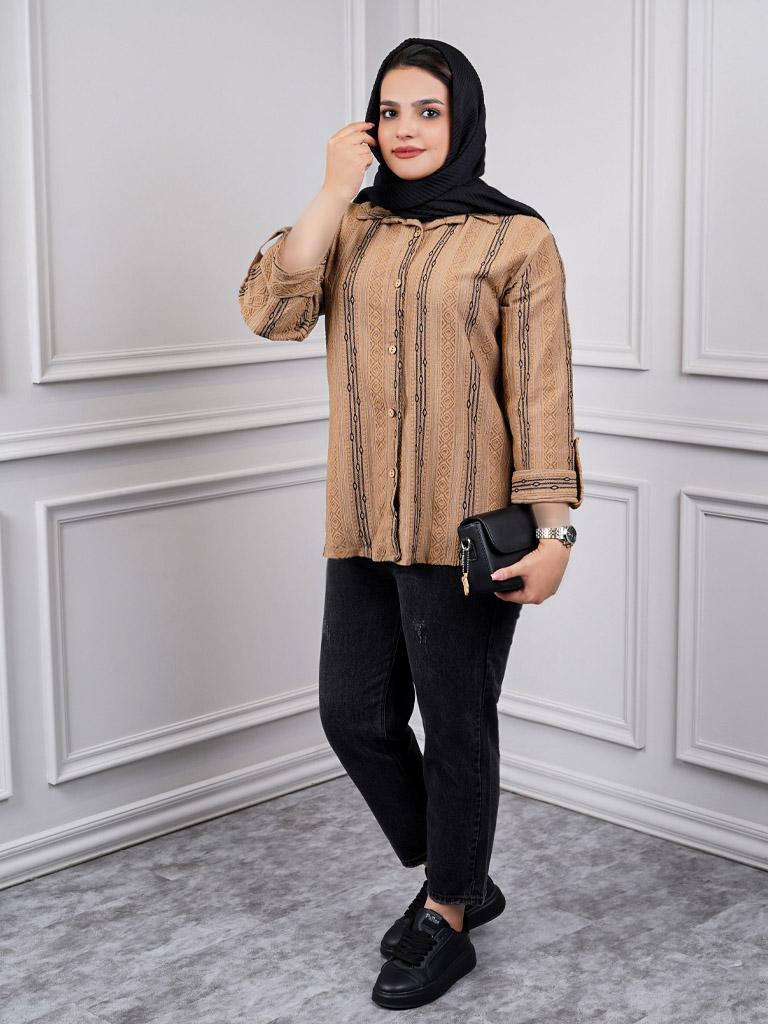 شومیز ساده مراکشی کد 10053/2 