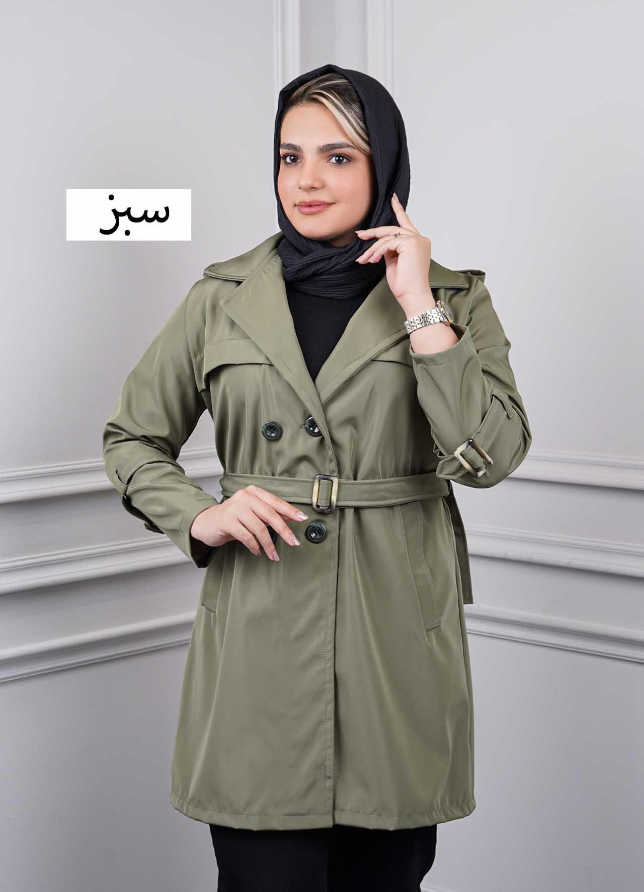 بارونی سانتانا - 4020 - رنگ : سبز  سایز : 1
