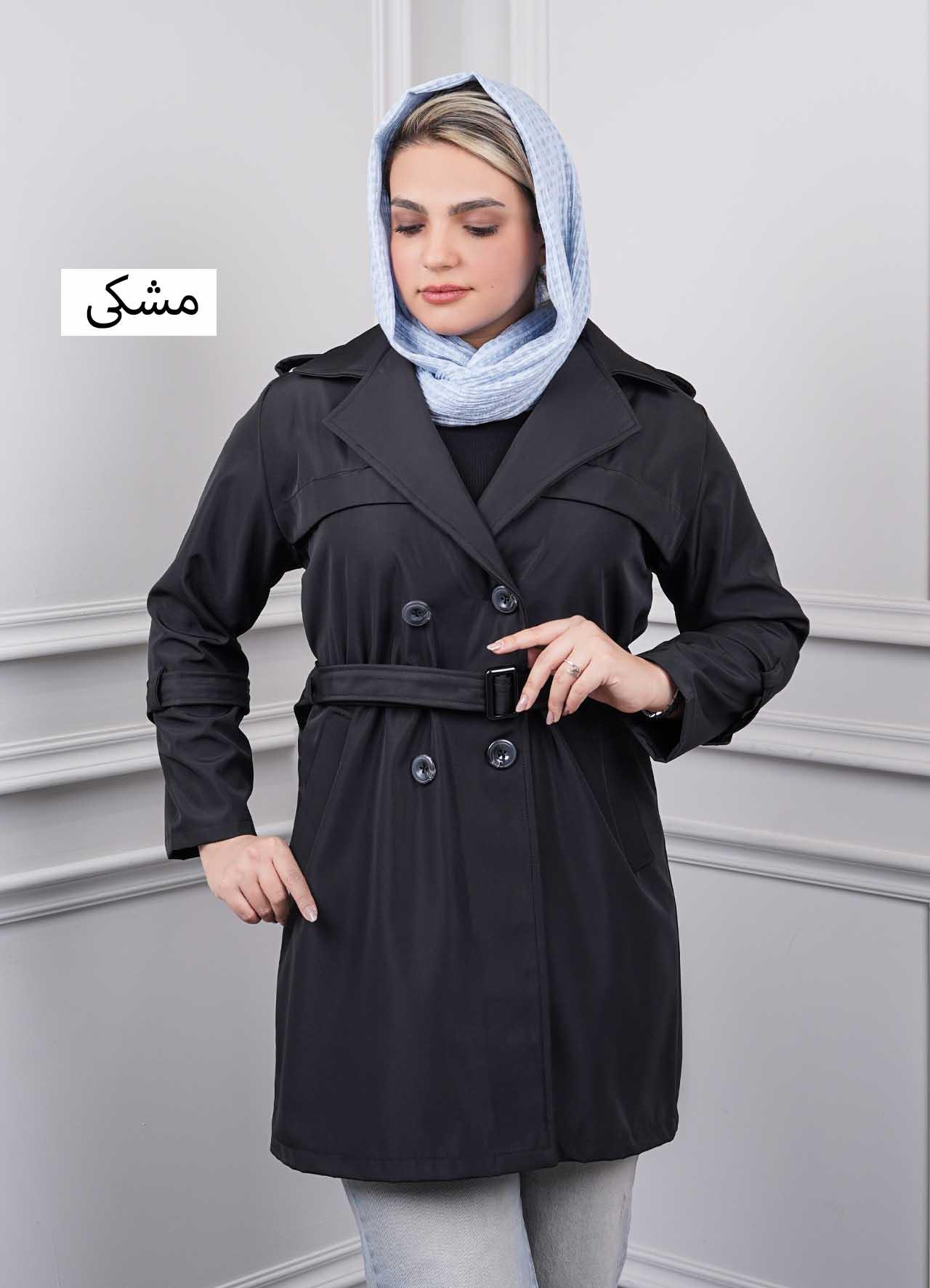 بارونی سانتانا - 4020 - رنگ : مشکی   سایز : 1