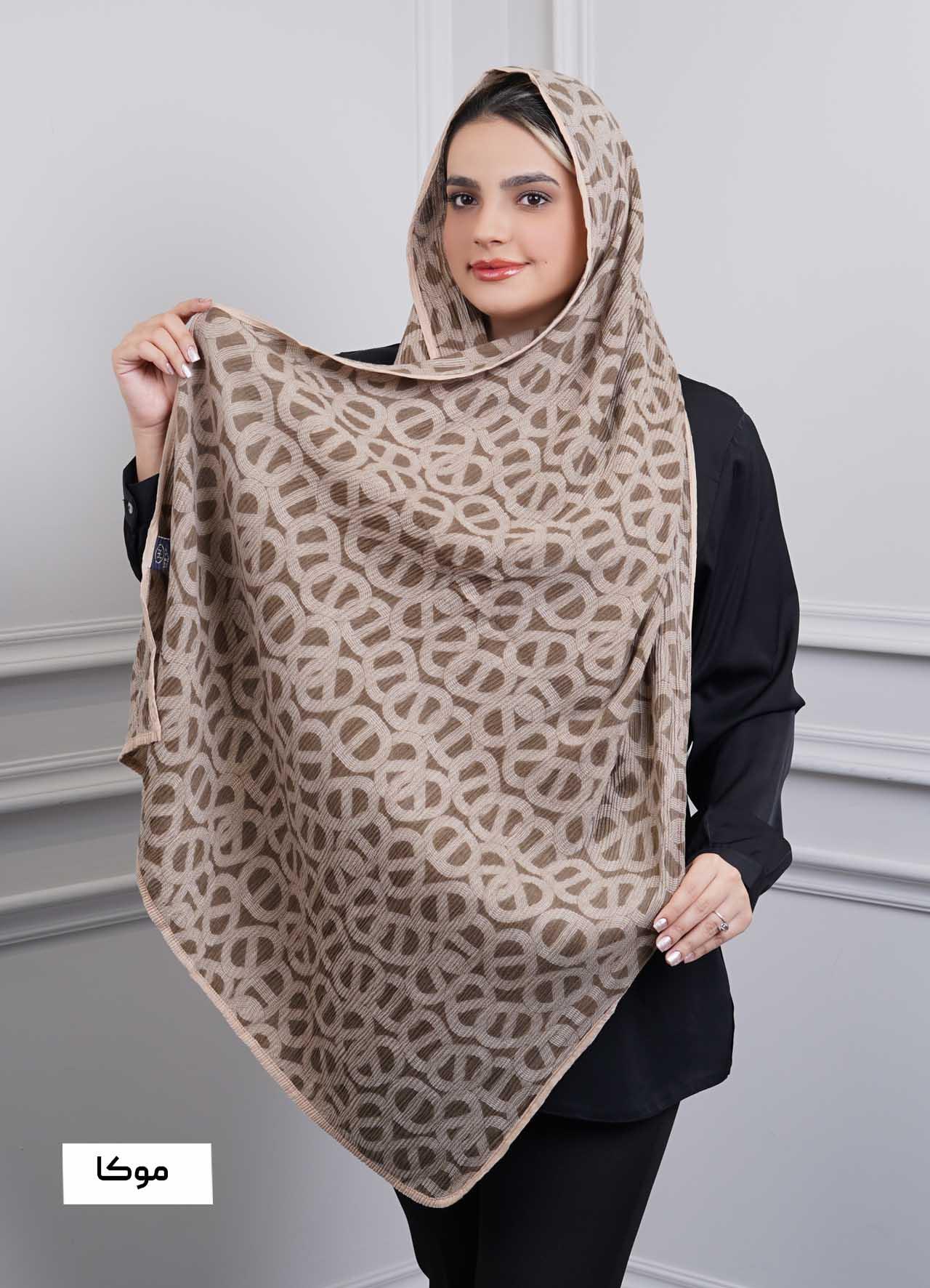 شال vip (طرح 14) کد 401010 - رنگ : موکا