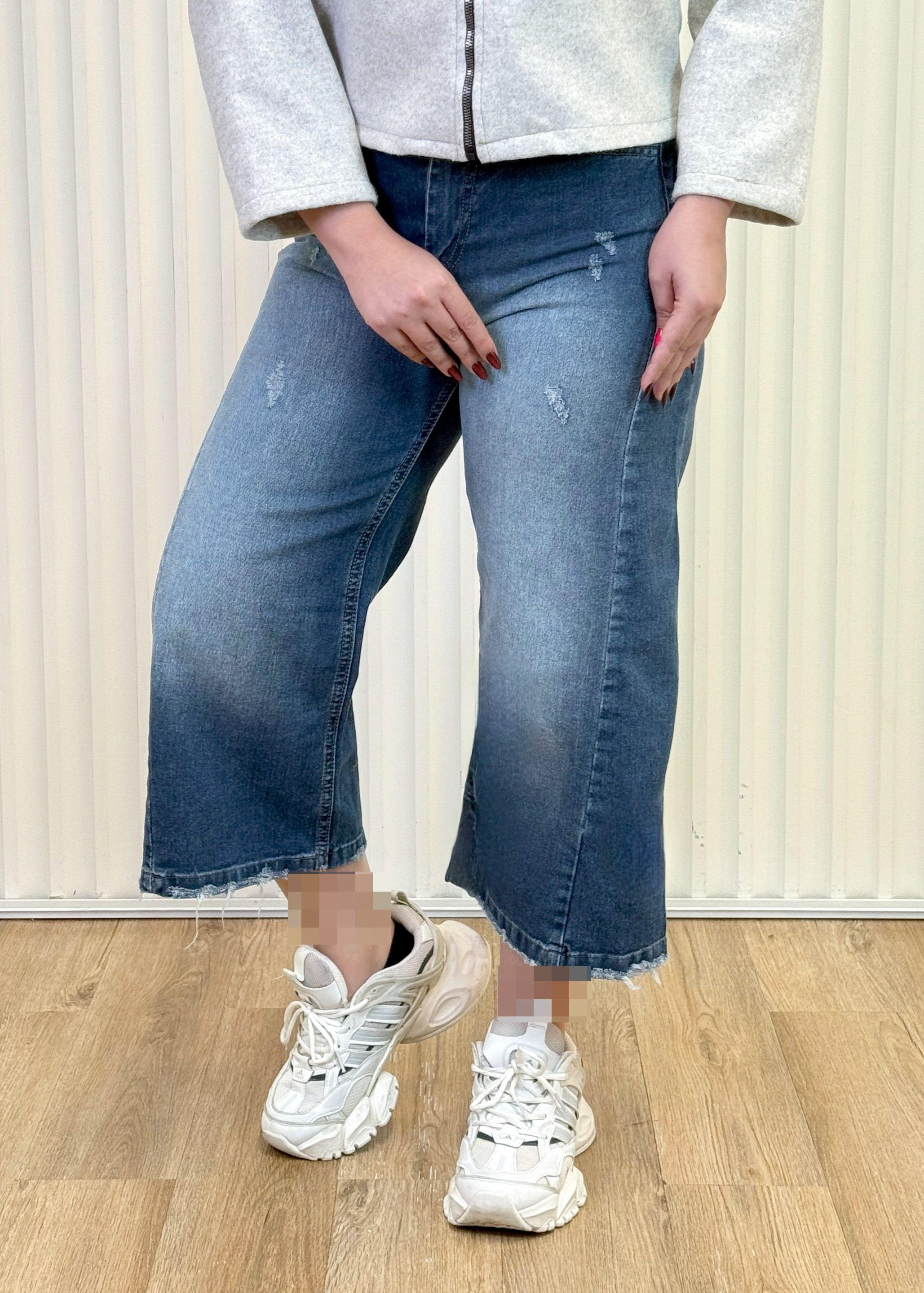 شلوار ایزی آبی - 6280