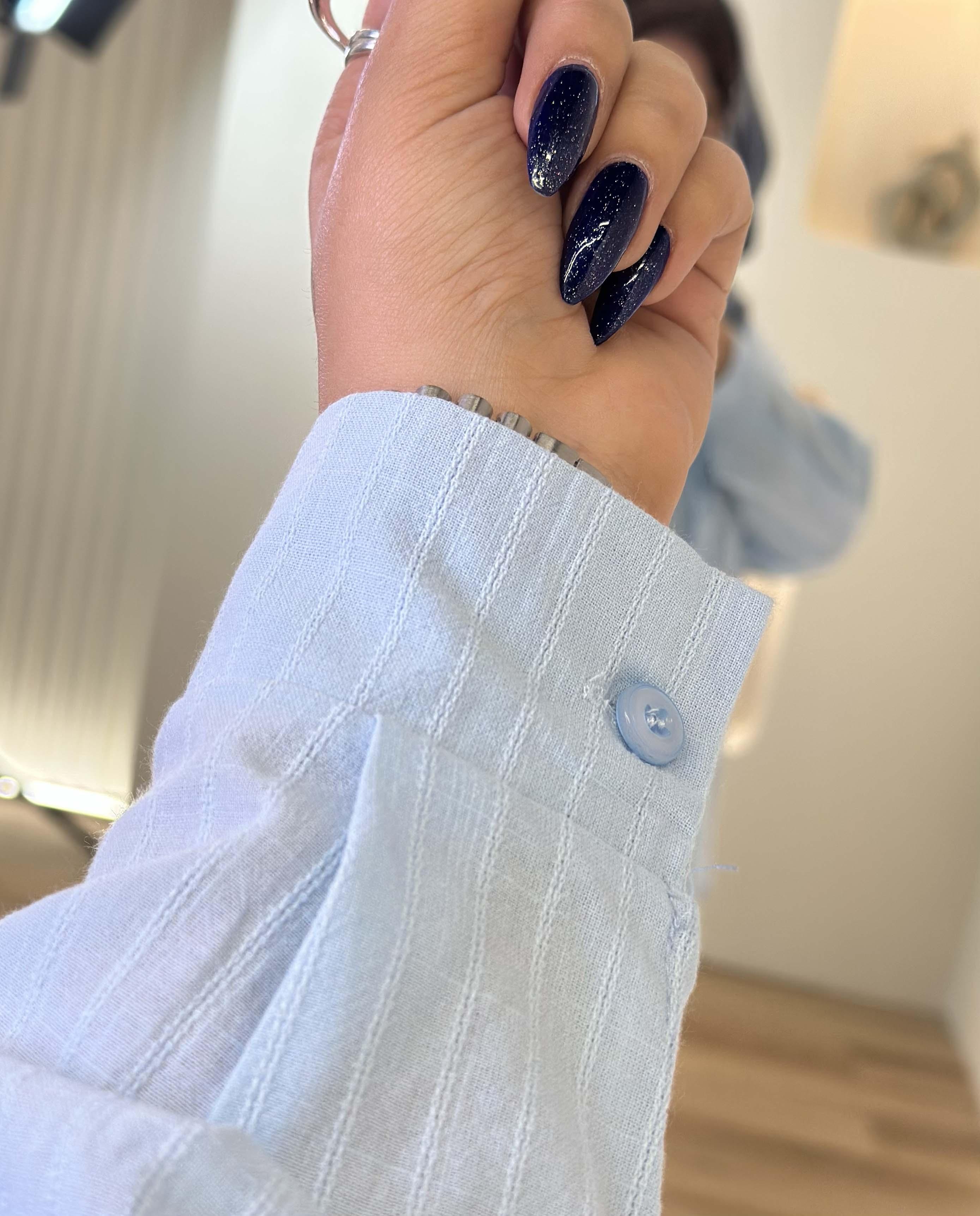 شومیز تک جیب رنگی زنجیری - 10057 - کد : 4