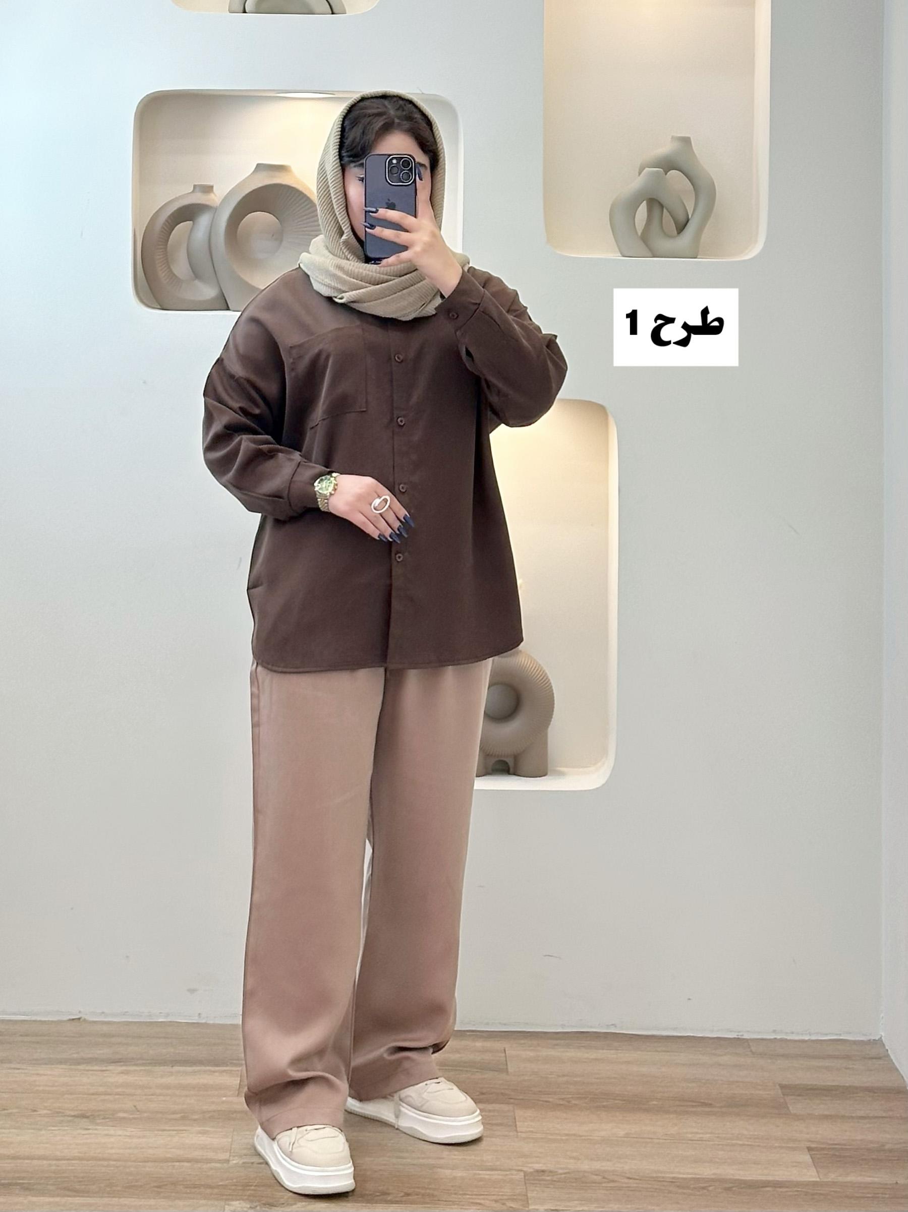 ست سیلک - 5697 - طرح : 1