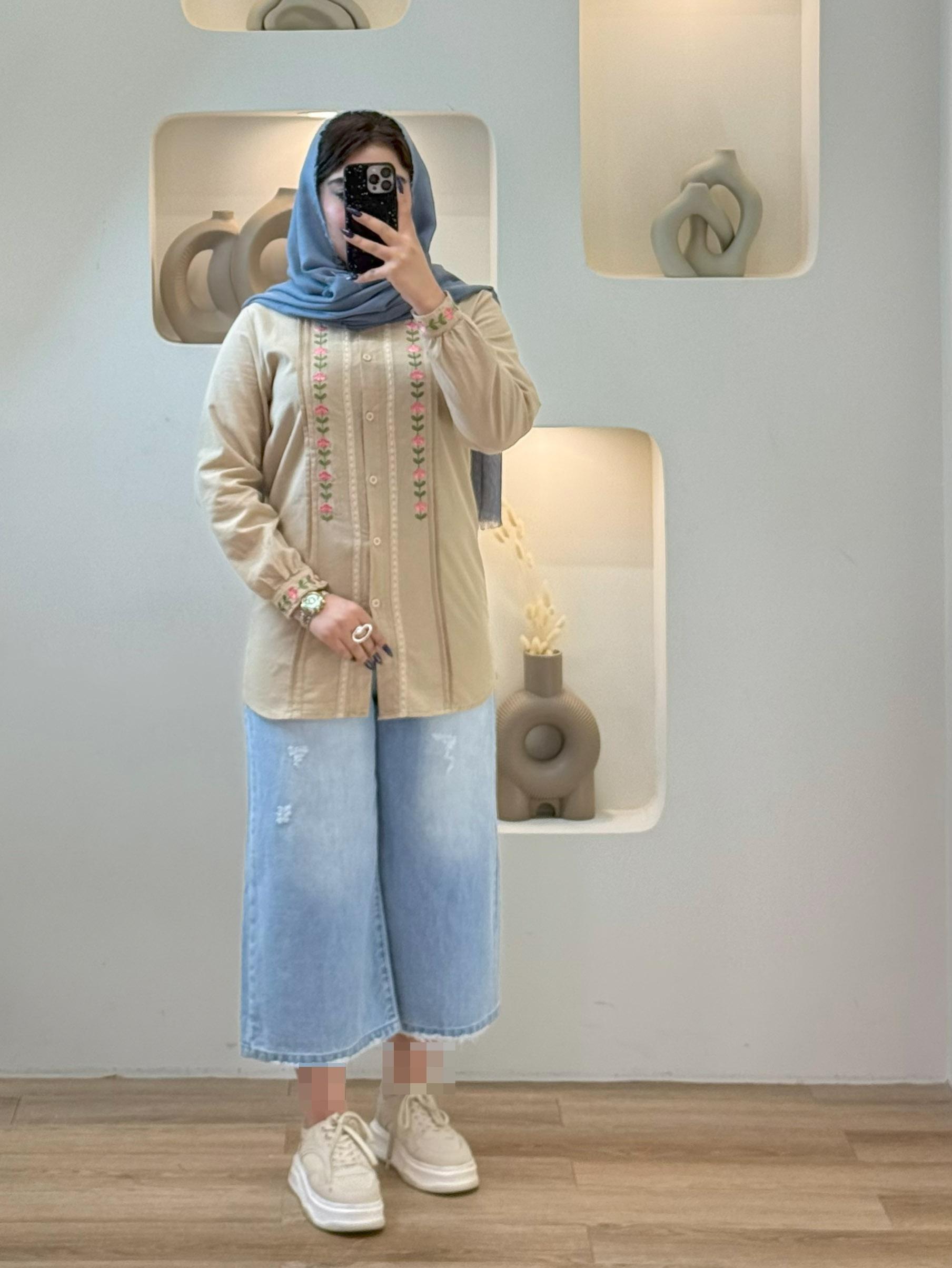 شومیز الیاف  (کد 1) - 4422