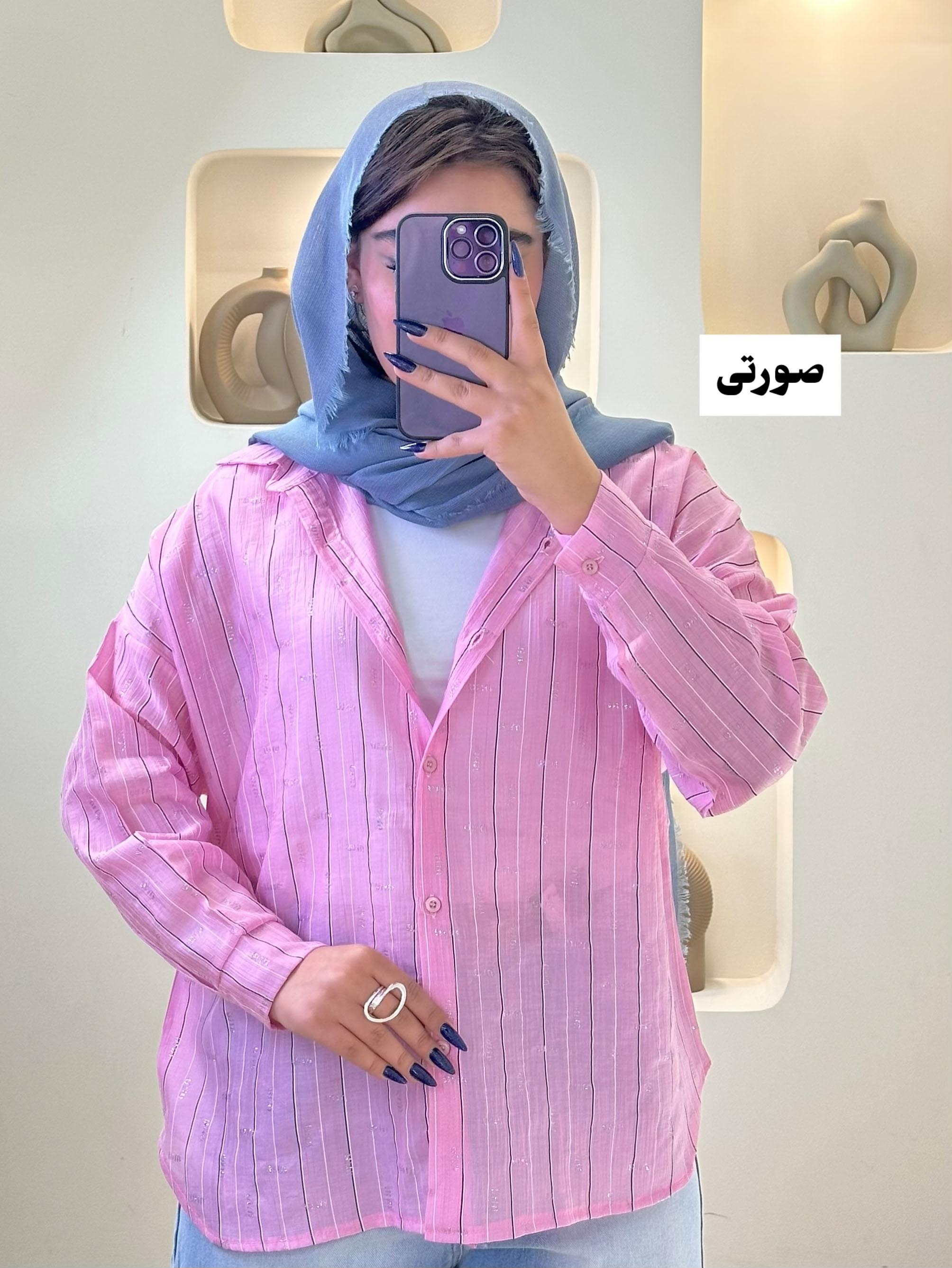 10131 miu miu  شومیز و تاپ - رنگ : صورتی