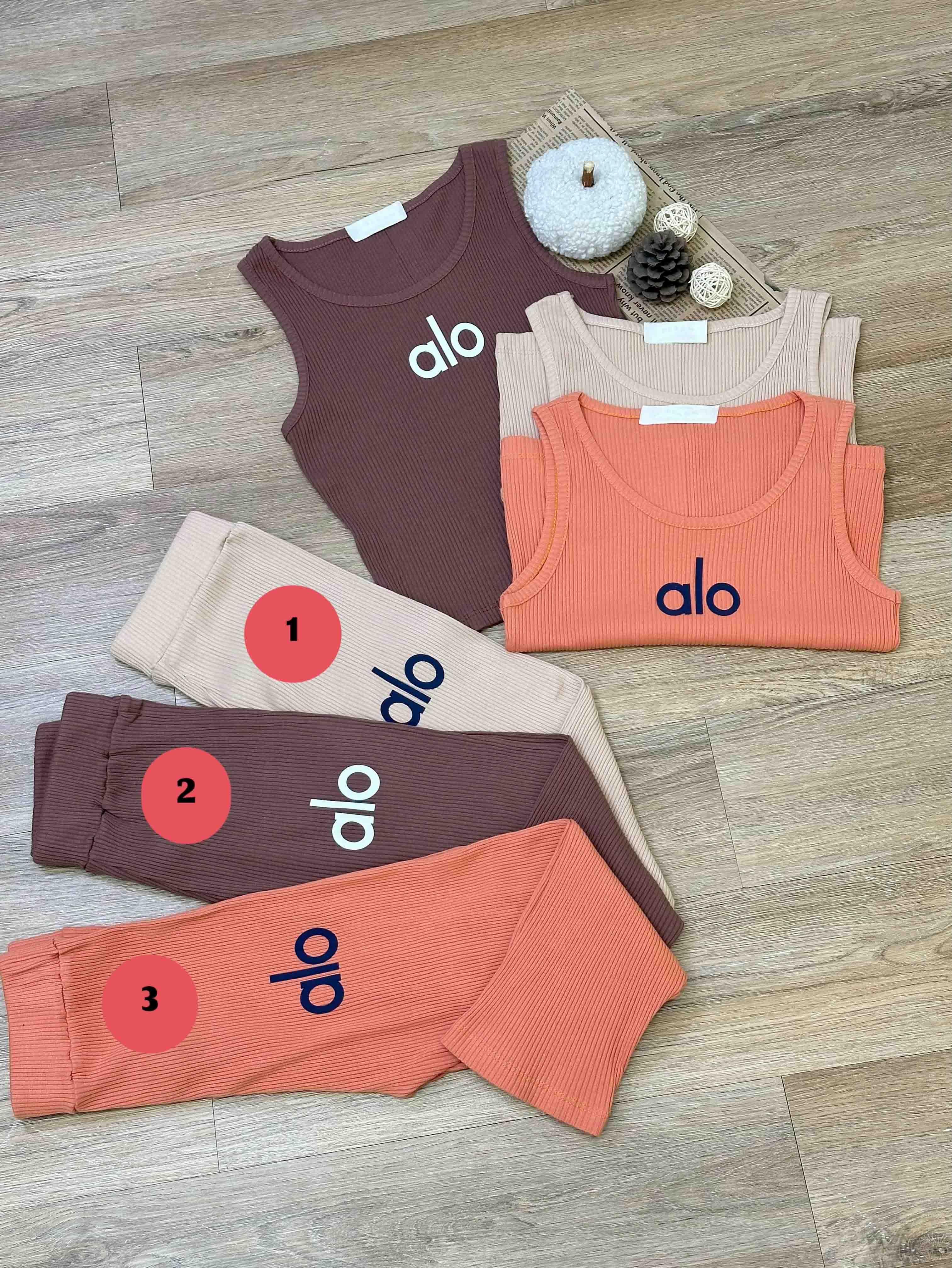 5687 alo تاپ شلوارک - طرح : 1