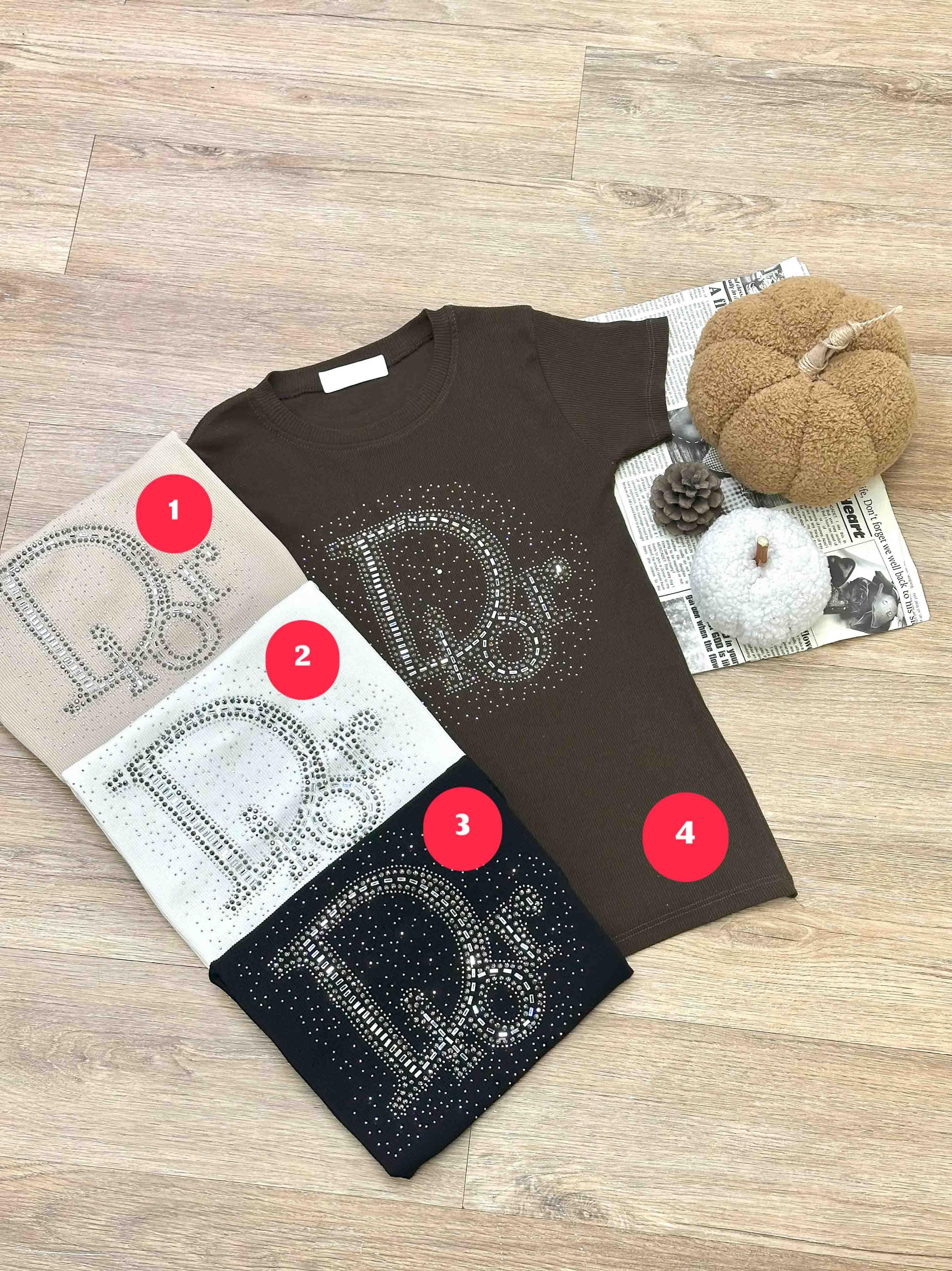 تیشرت نگین دیور - 1392 - رنگ : مشکی