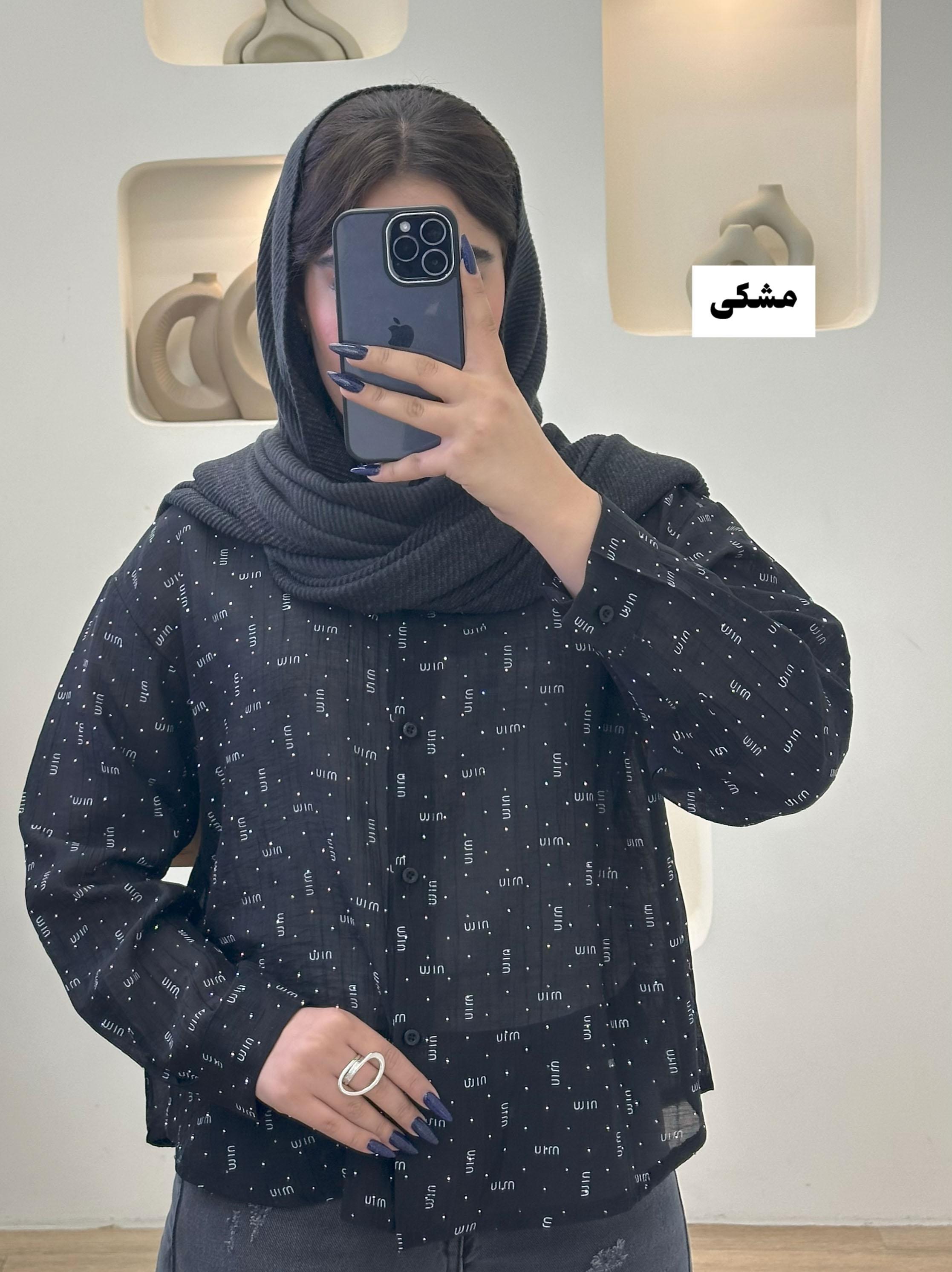 شومیز و تاپ میو میو کوتاه - 10130 - رنگ : مشکی