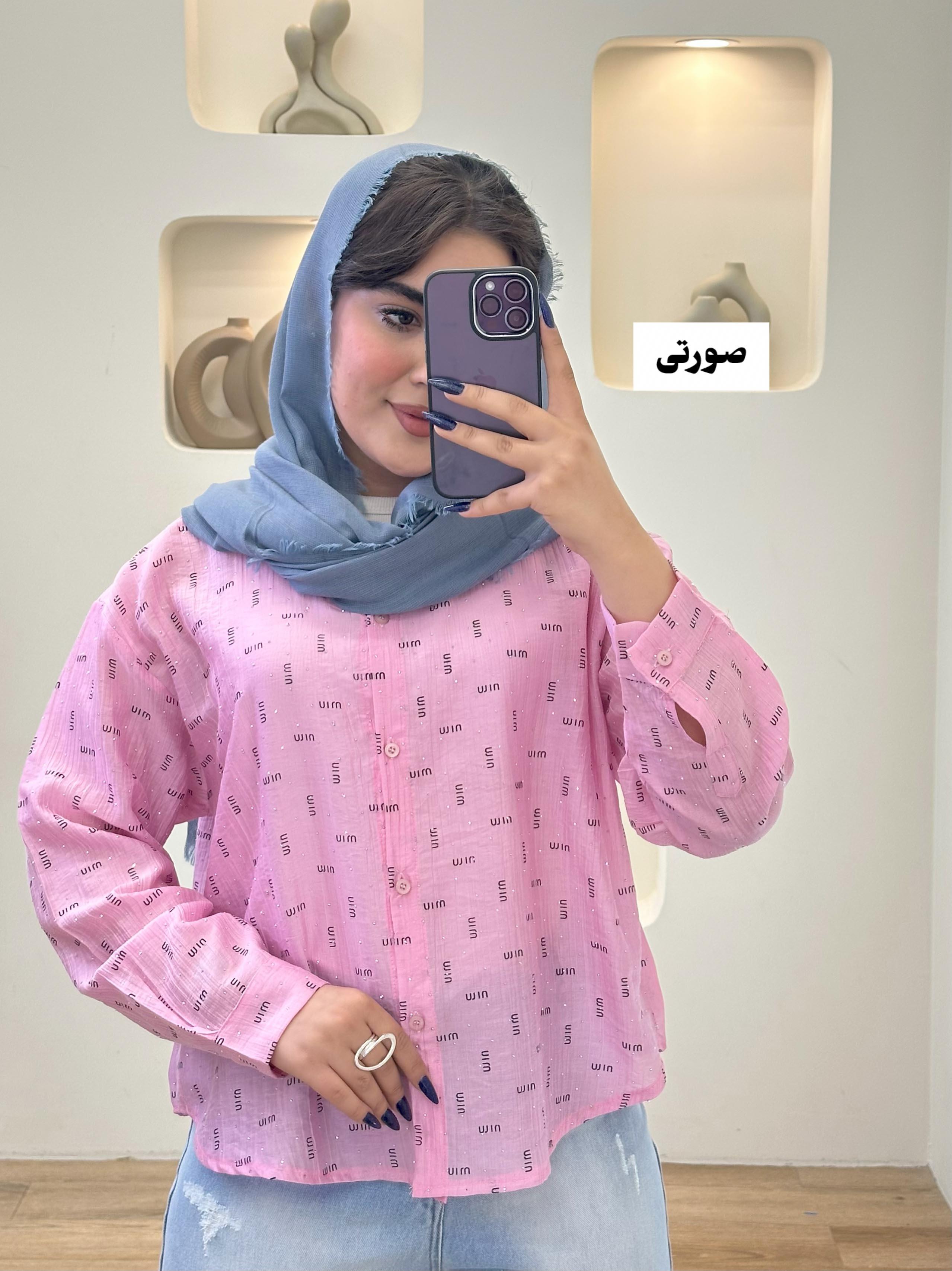 شومیز و تاپ میو میو کوتاه - 10130 - رنگ : صورتی