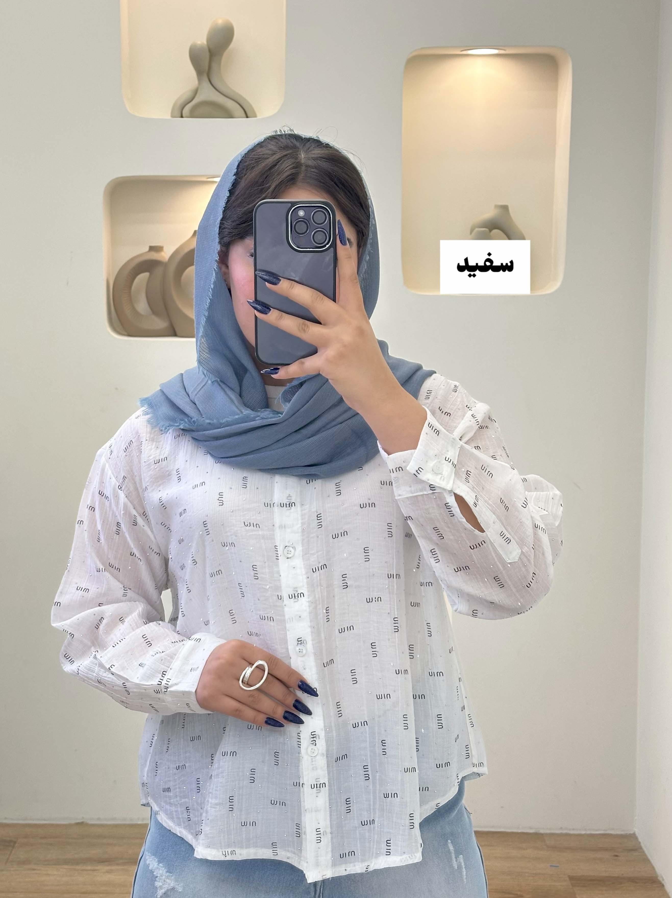 شومیز و تاپ میو میو کوتاه - 10130 - رنگ : سفید