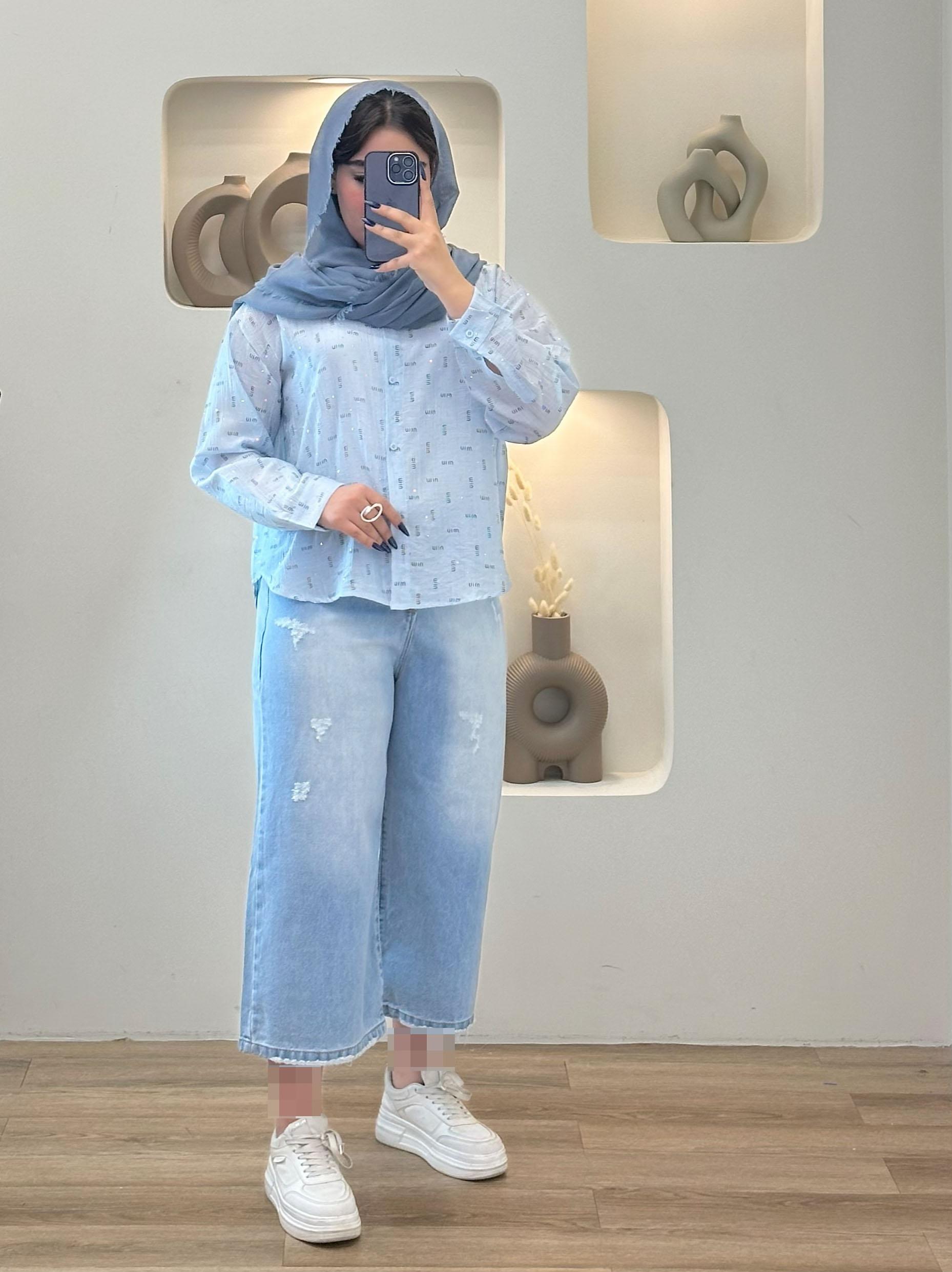 شومیز و تاپ میو میو کوتاه - 10130