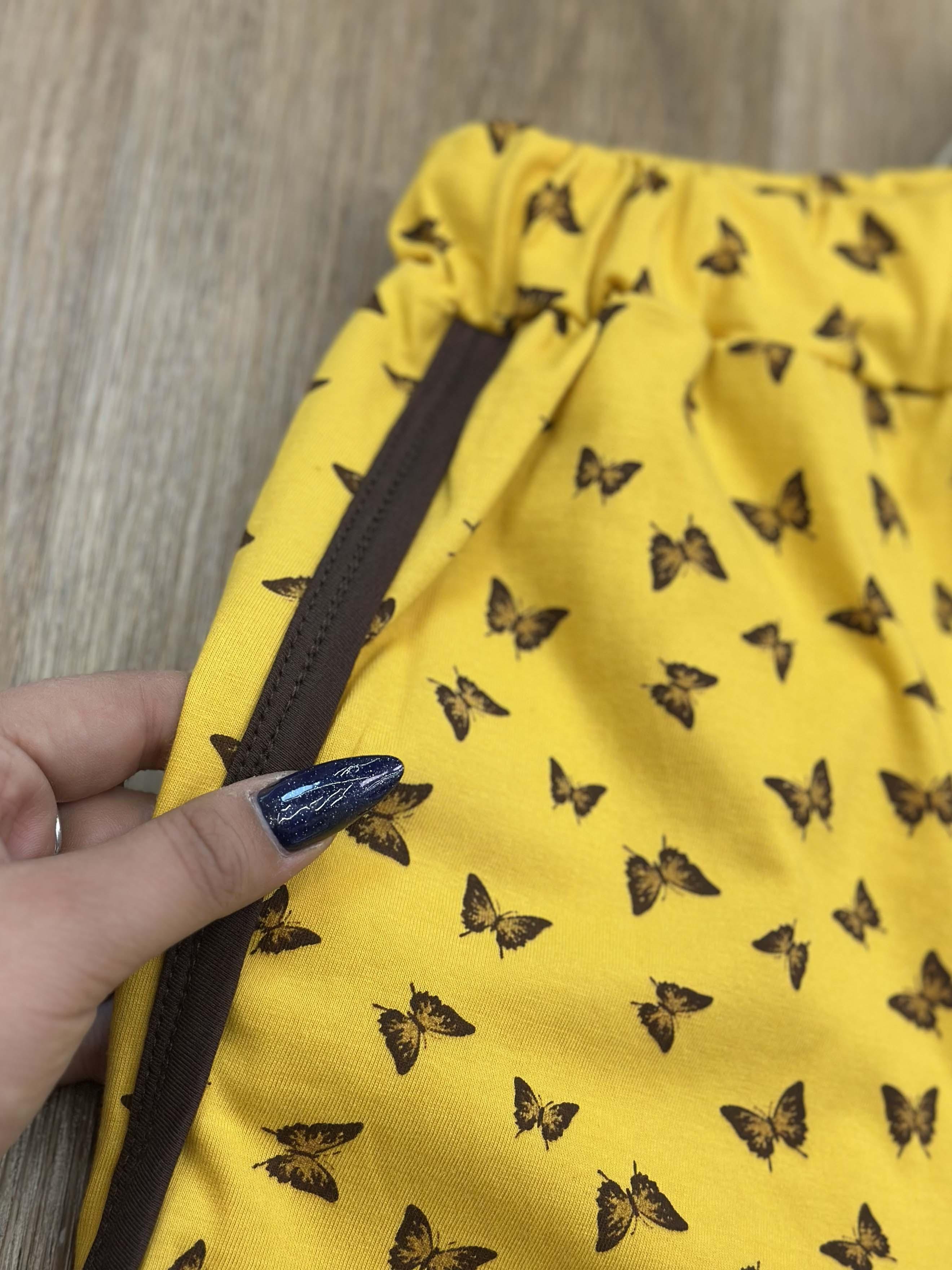 تاپ و شورت پروانه - 2165 - طرح : 4