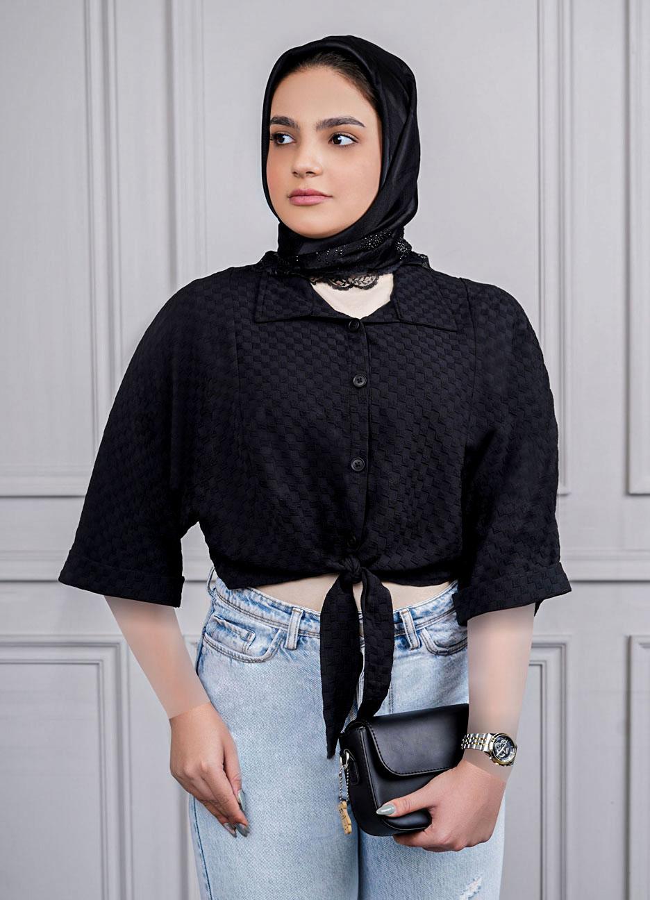 شومیز جلو گره ای کد ۰۰۱۵