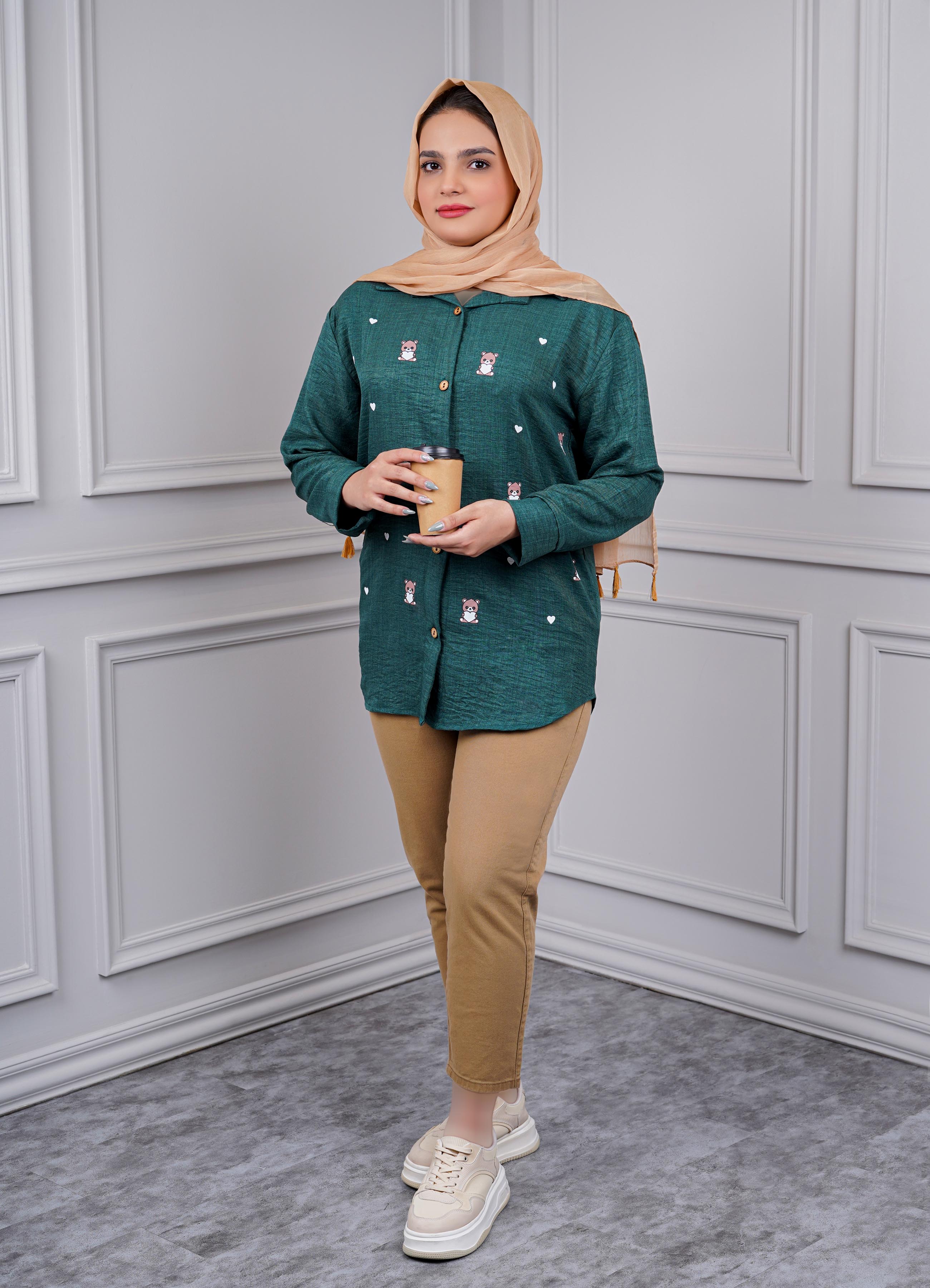 شومیز چاپ خرسی صوفیا کد ۳۳۱۹