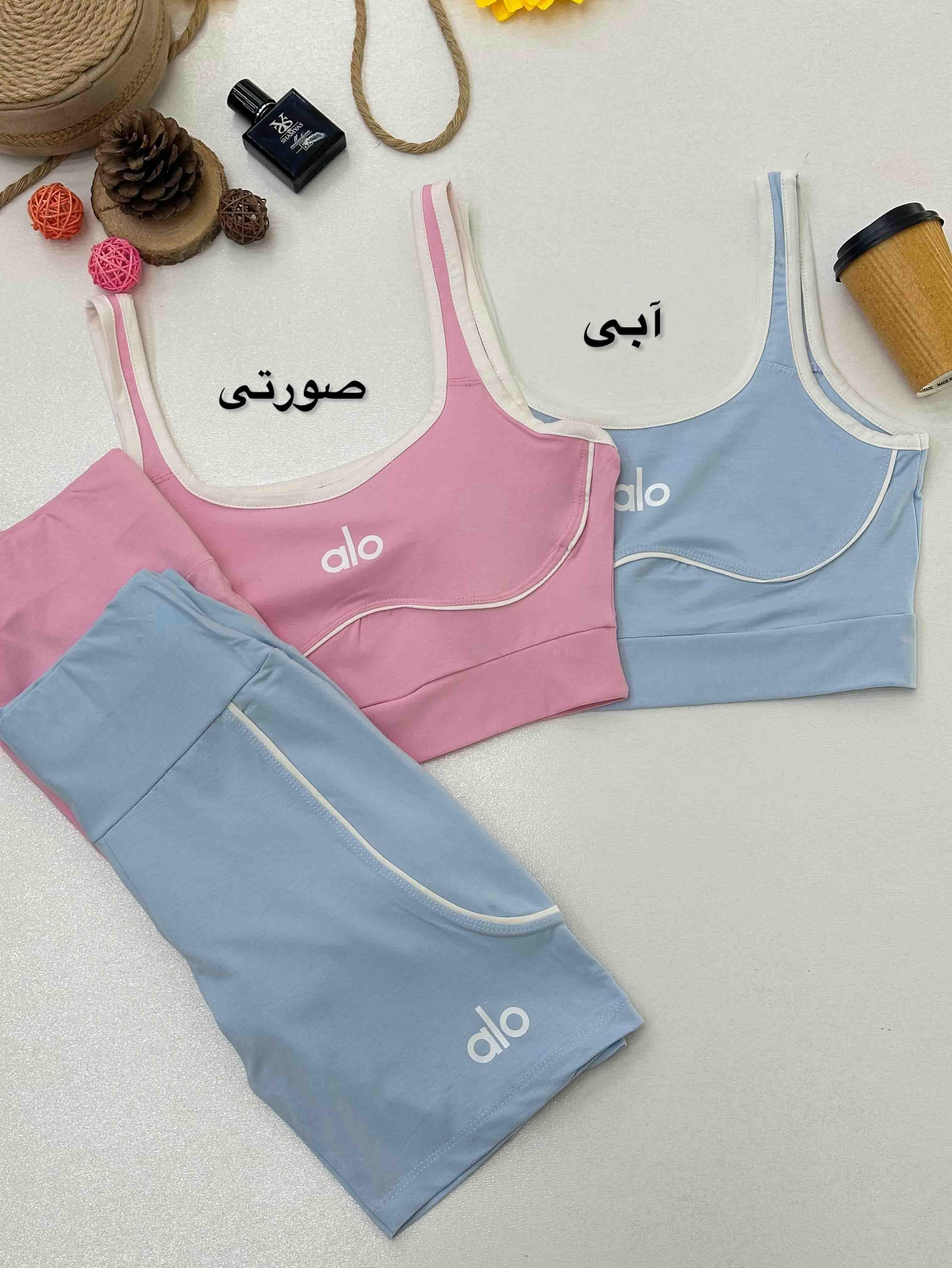 ست تاپ و شلوارک لاکرا - 5801 - رنگ : سبز