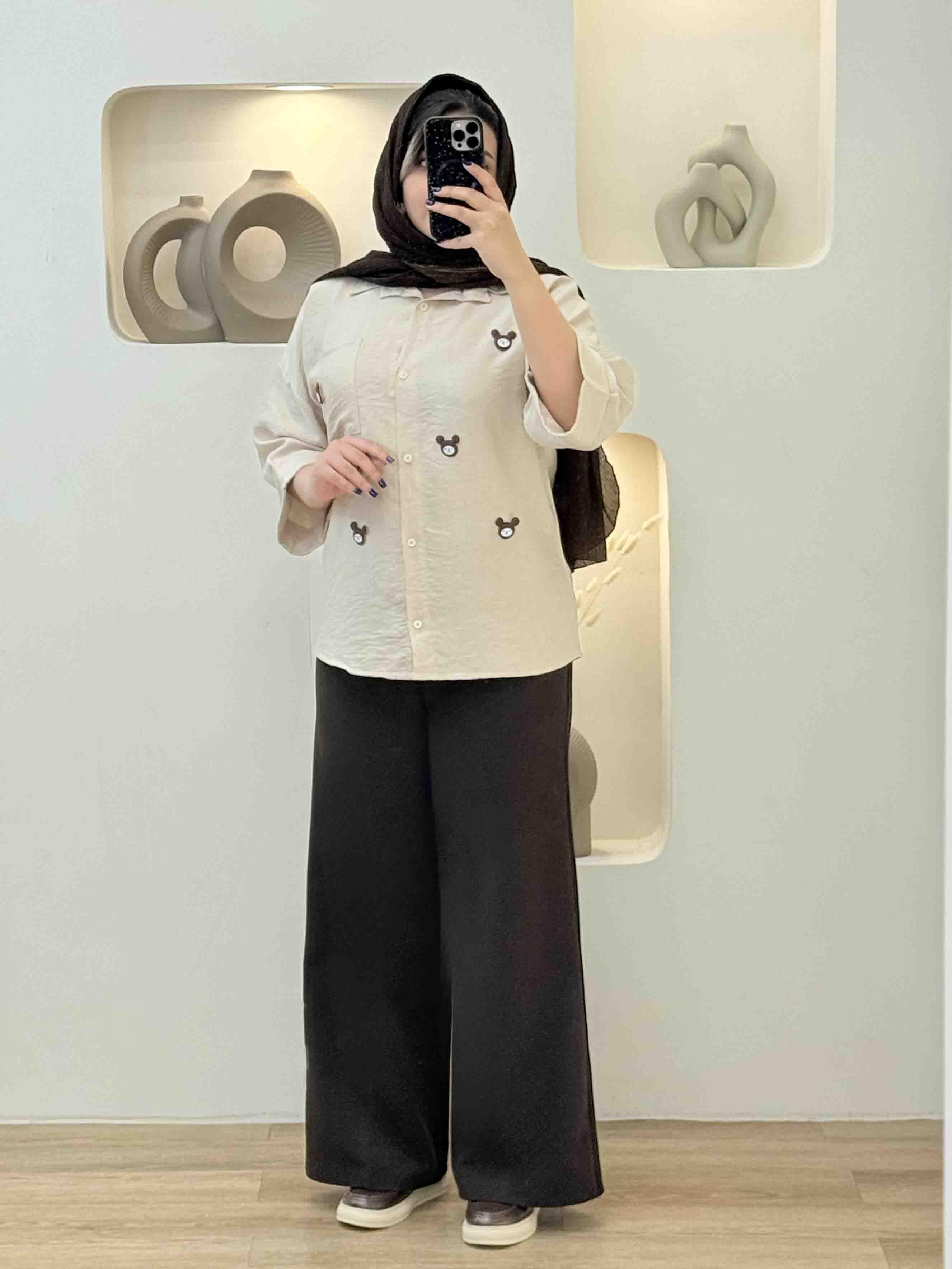 شومیز خرج کار خرس کرسبو-4455