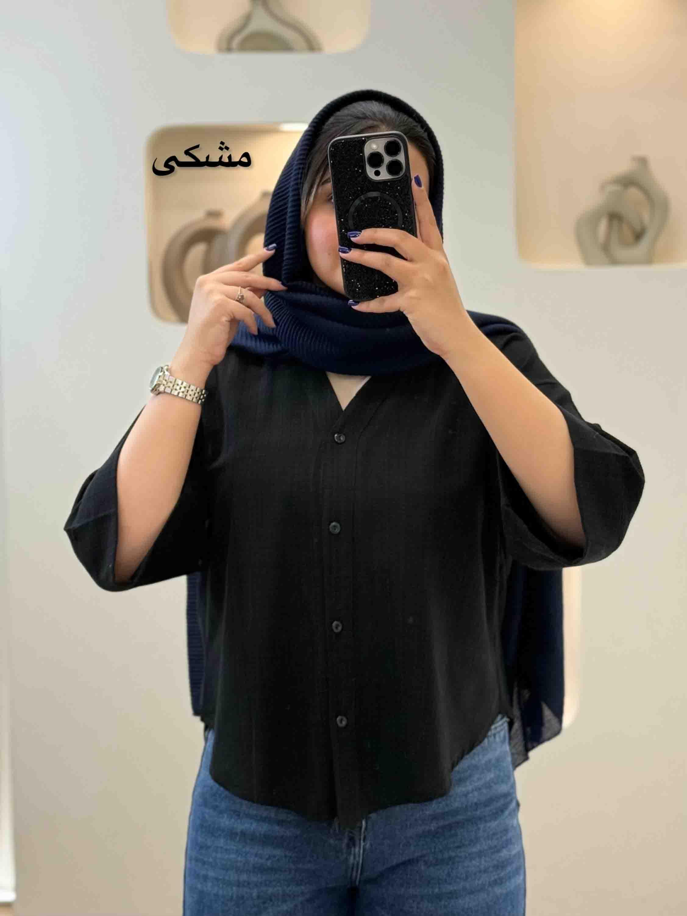 شومیز خرگوشی-10223 - رنگ : سفید