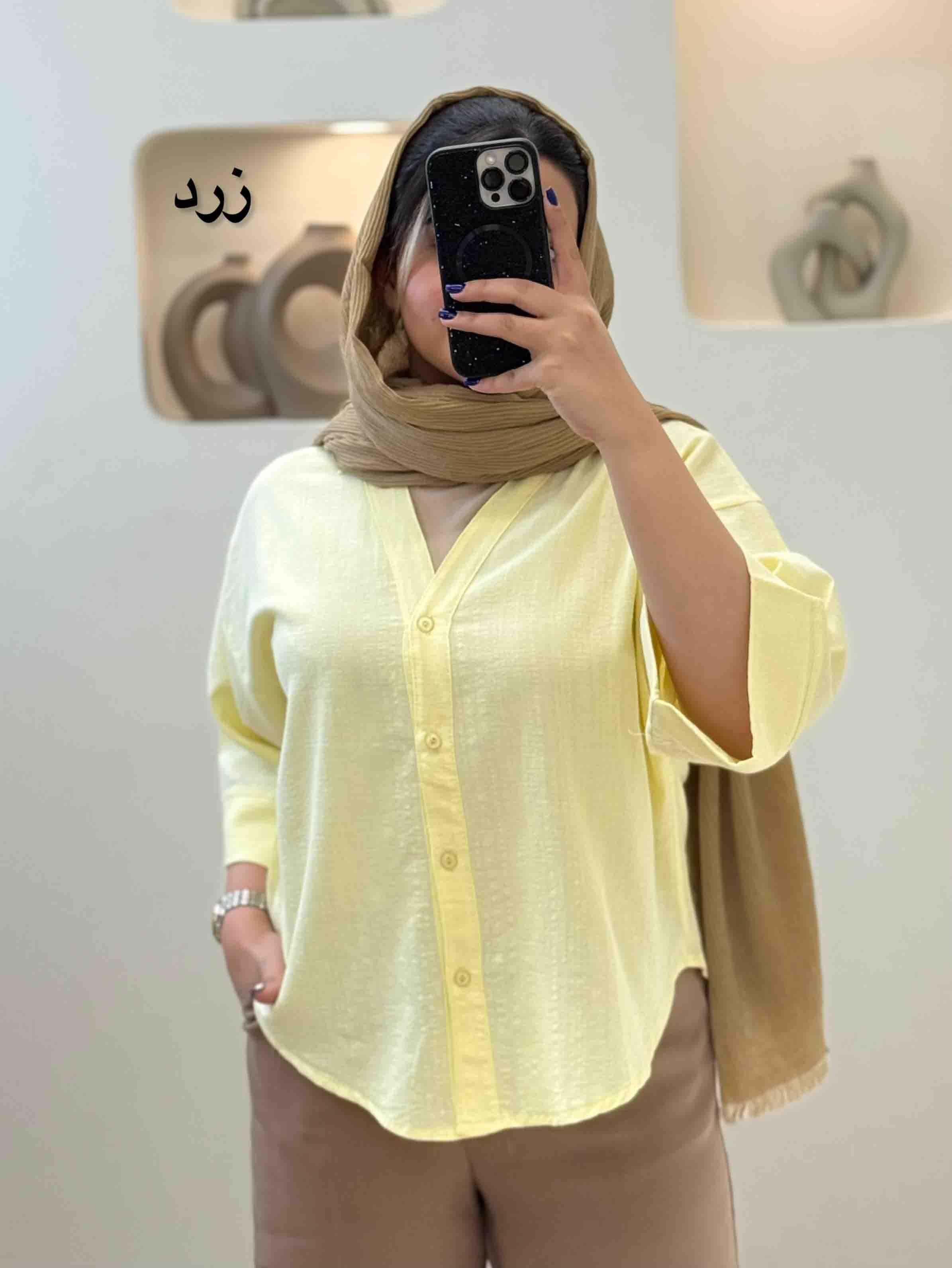 شومیز خرگوشی-10223 - رنگ : سفید