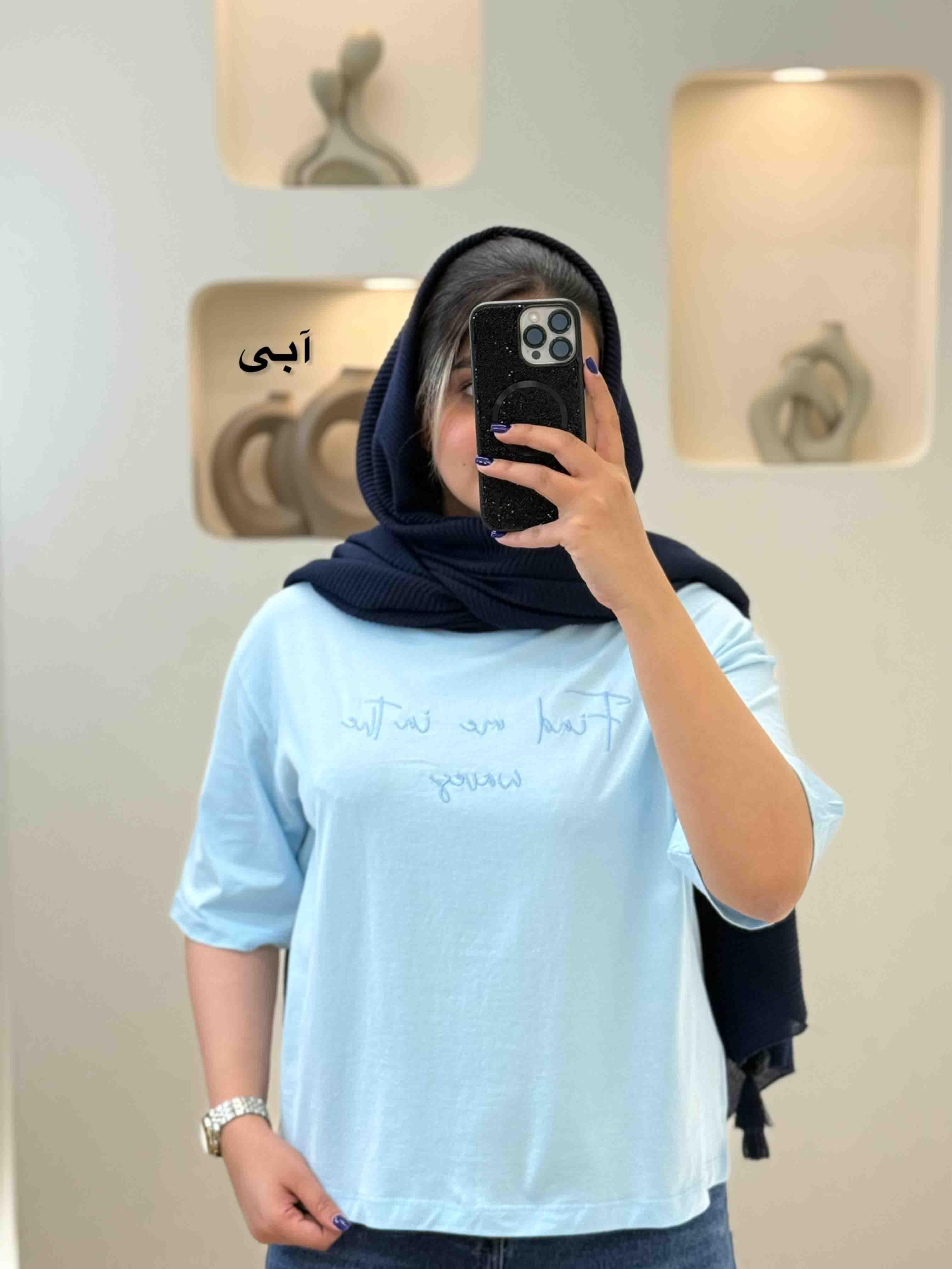 تیشرت باکسی گلدوزی -1737 - رنگ : سفید