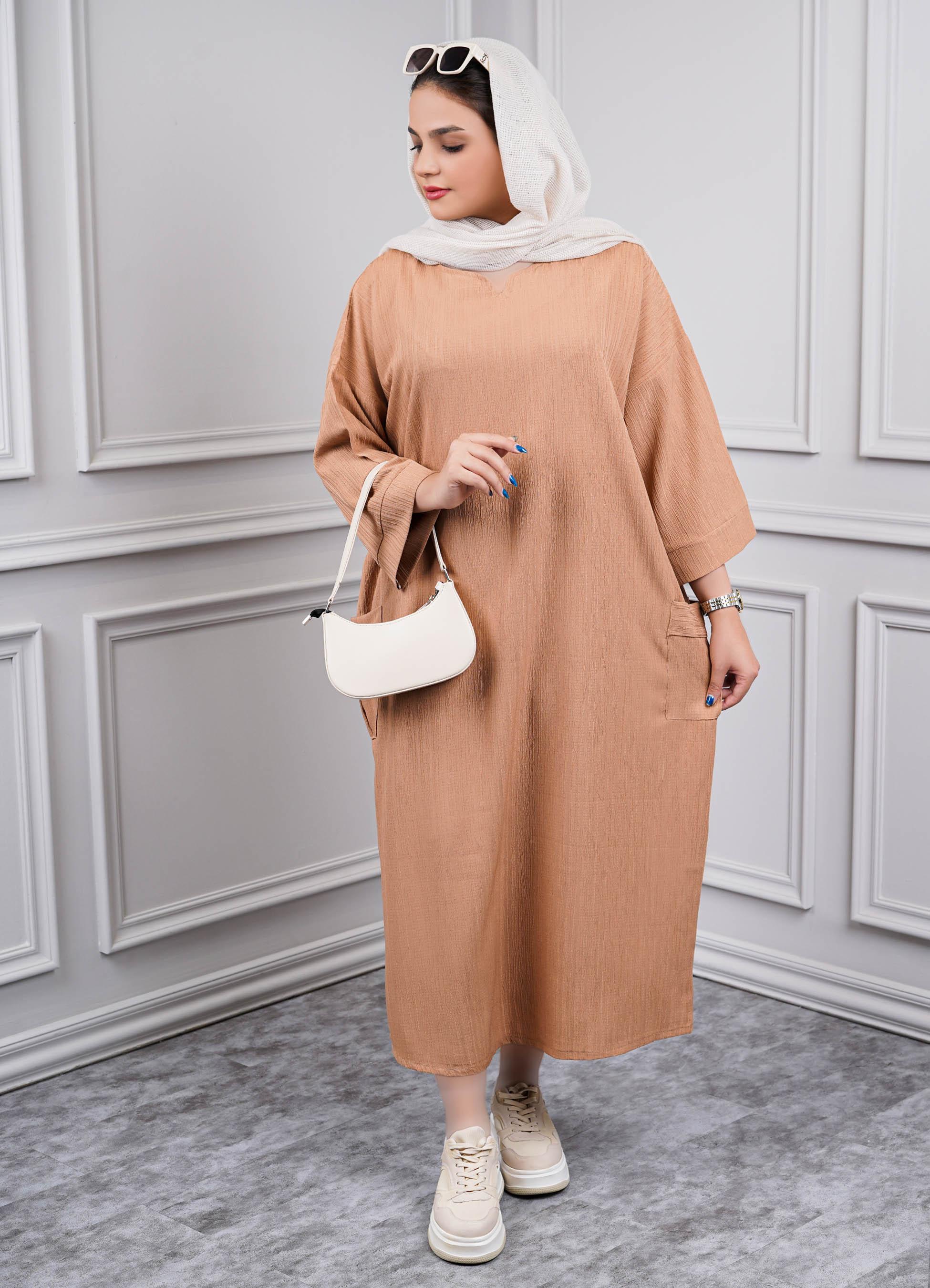 کفتان کراش یقه کوبایی کد 3594