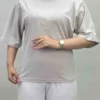 تیشرت استین کیمونو گلدوزی قلب