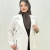 مانتو گلدوزی مرغابی