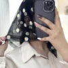 مینی اسکارف گل بابونه