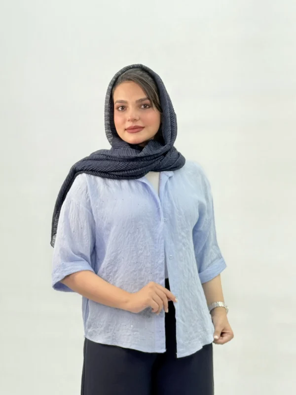 شومیز شیشه ای پولکی