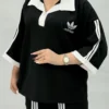 ست استین نواردار adidas