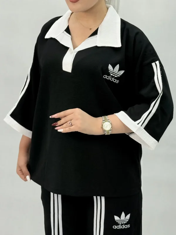ست استین نواردار adidas