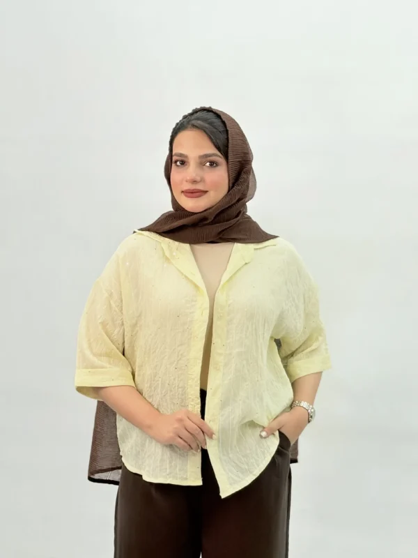 شومیز شیشه ای پولکی