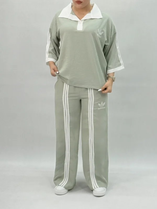 ست استین نواردار adidas