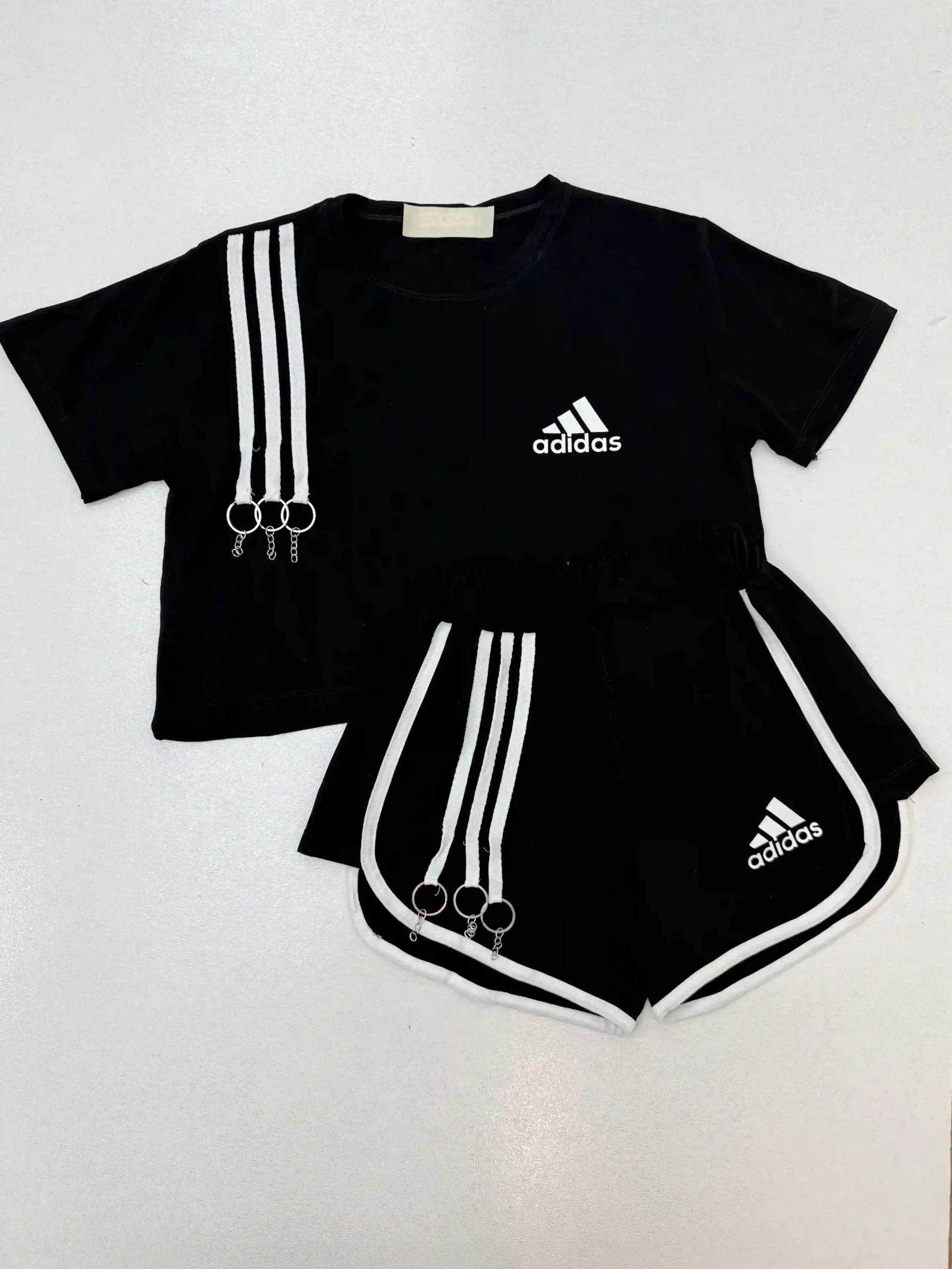 تیشرت adidas شورتک حلقه دار-9757