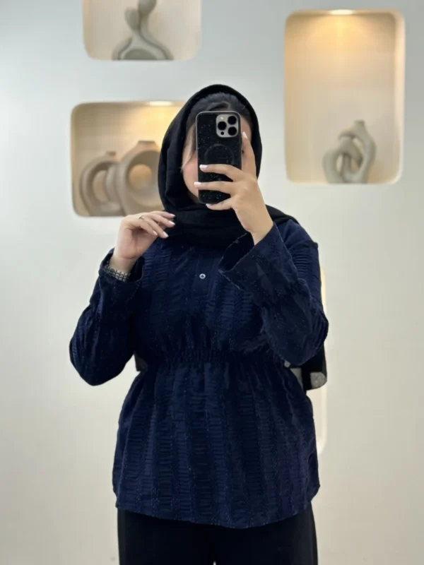 شومیز کمر کش کوک دوزی