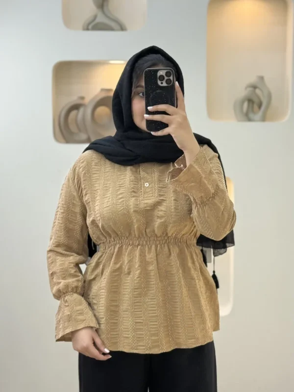 شومیز کمر کش کوک دوزی