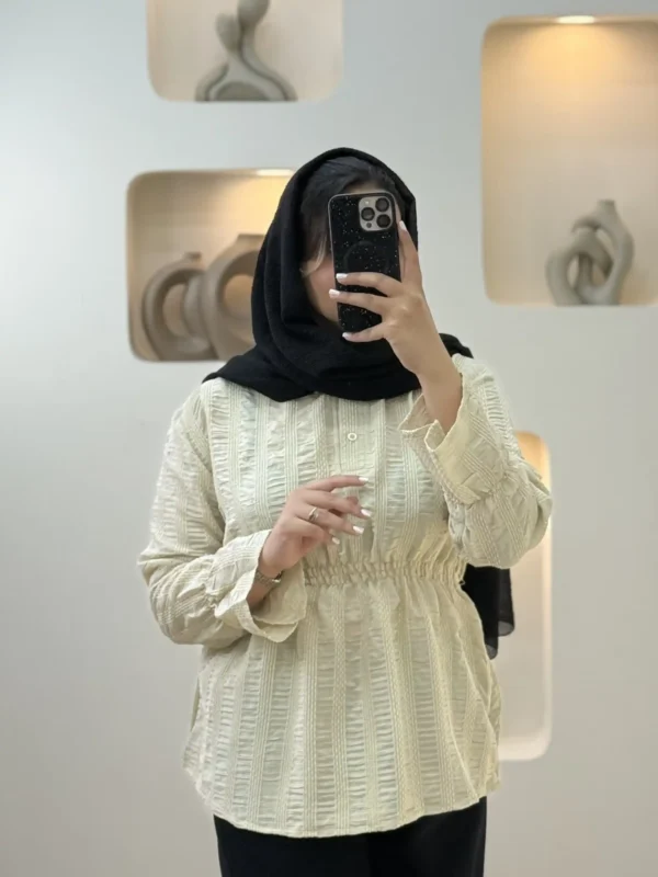 شومیز کمر کش کوک دوزی