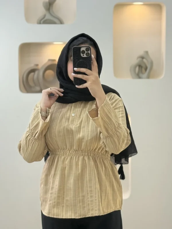 شومیز کمر کش کوک دوزی
