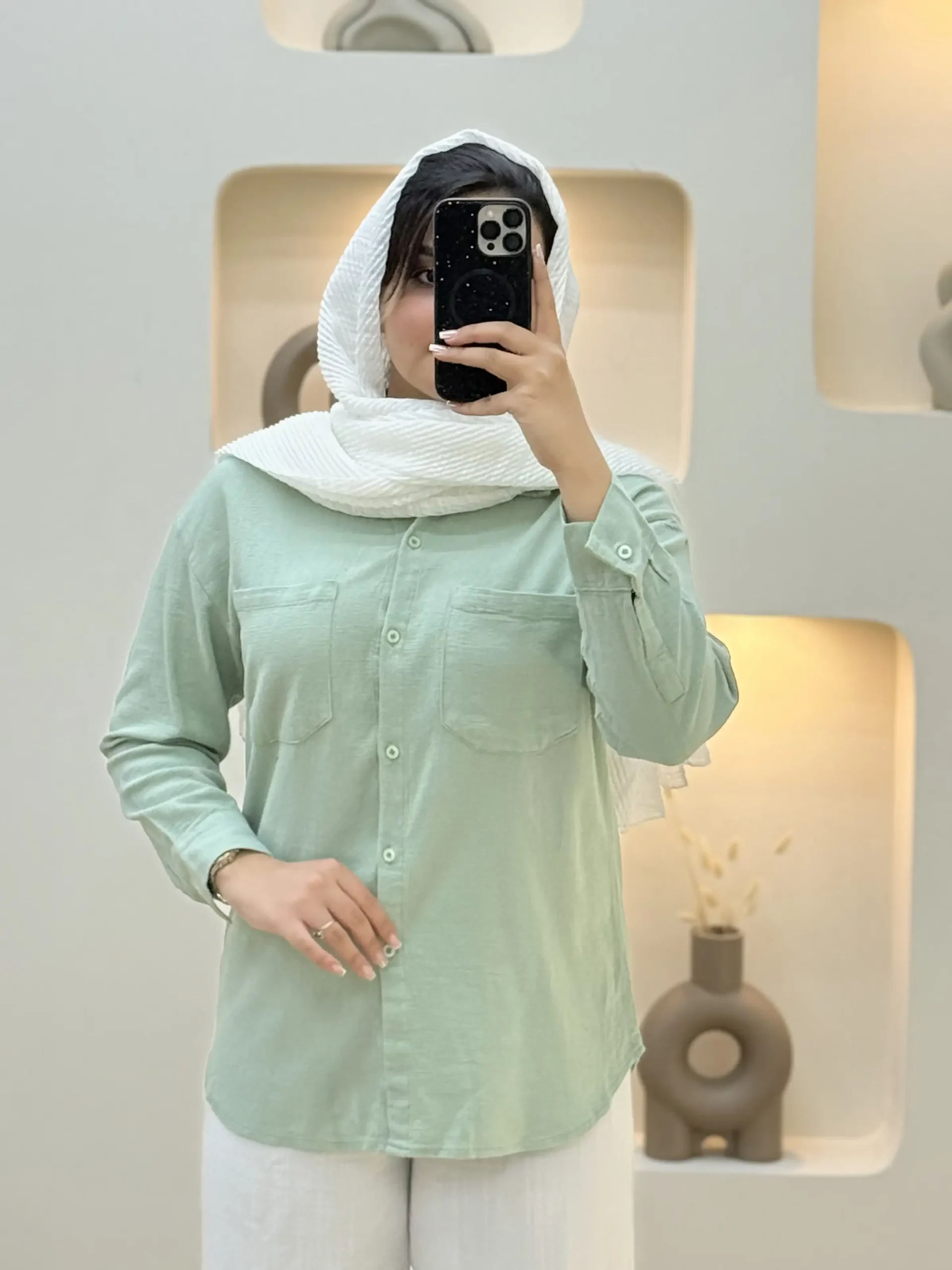 شومیز استین بلند کنفی_210257