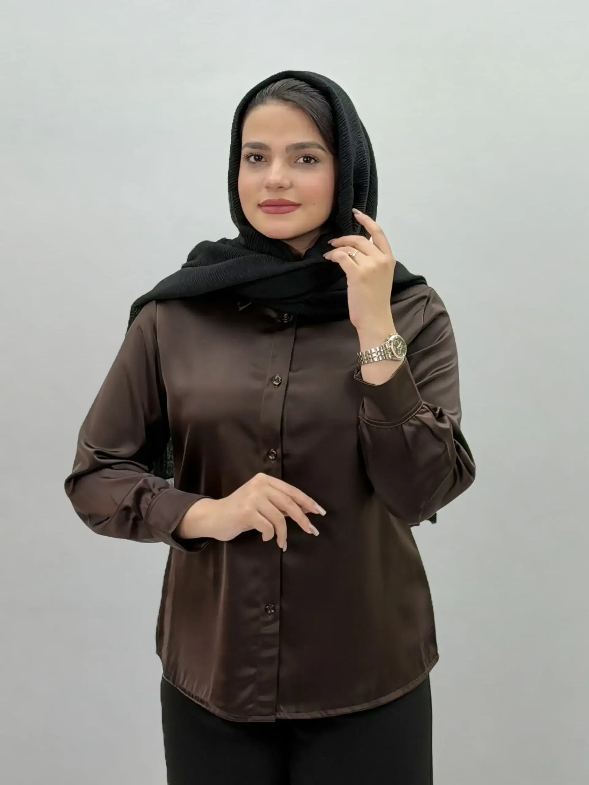 شومیز ساتن زارا-5270